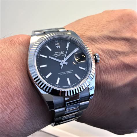 rolex schwarz silber|Rolex daytime wear.